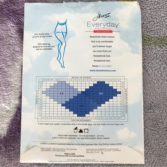 Hanes Everyday Sheer Hosiery - Picture 2 of 2